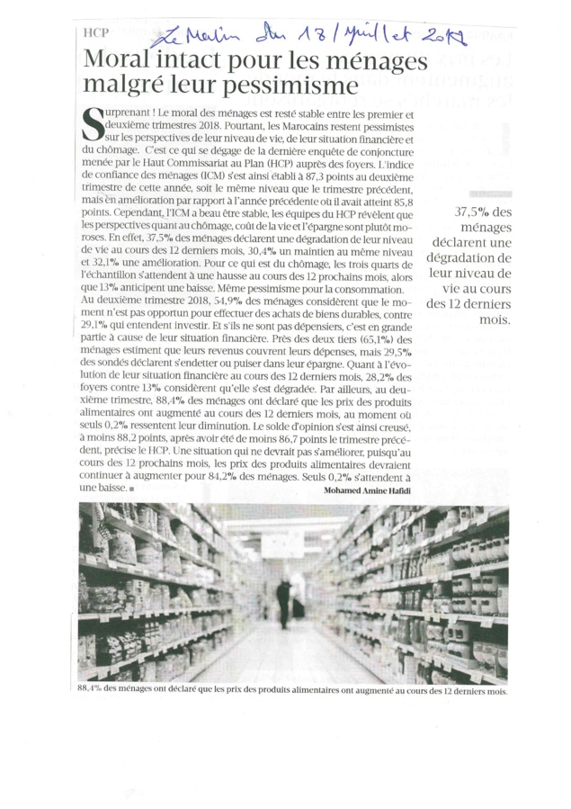 le matin du 18/07/2018 le matin du 18/07/2018