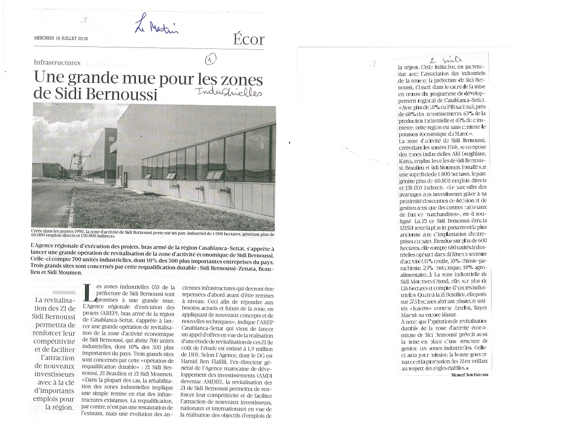 PRESSE REGION CASABLANCA SETTAT PRESSE REGION CASABLANCA SETTAT