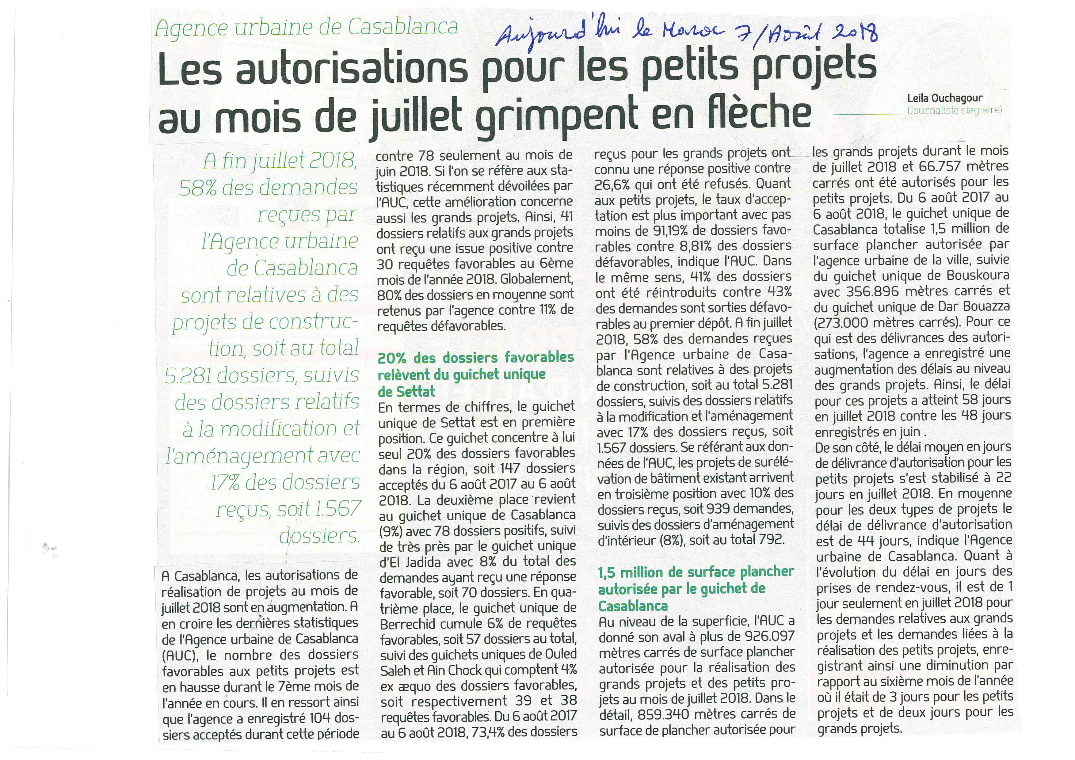 PRESSE REGION CASABLANCA SETTAT PRESSE REGION CASABLANCA SETTAT