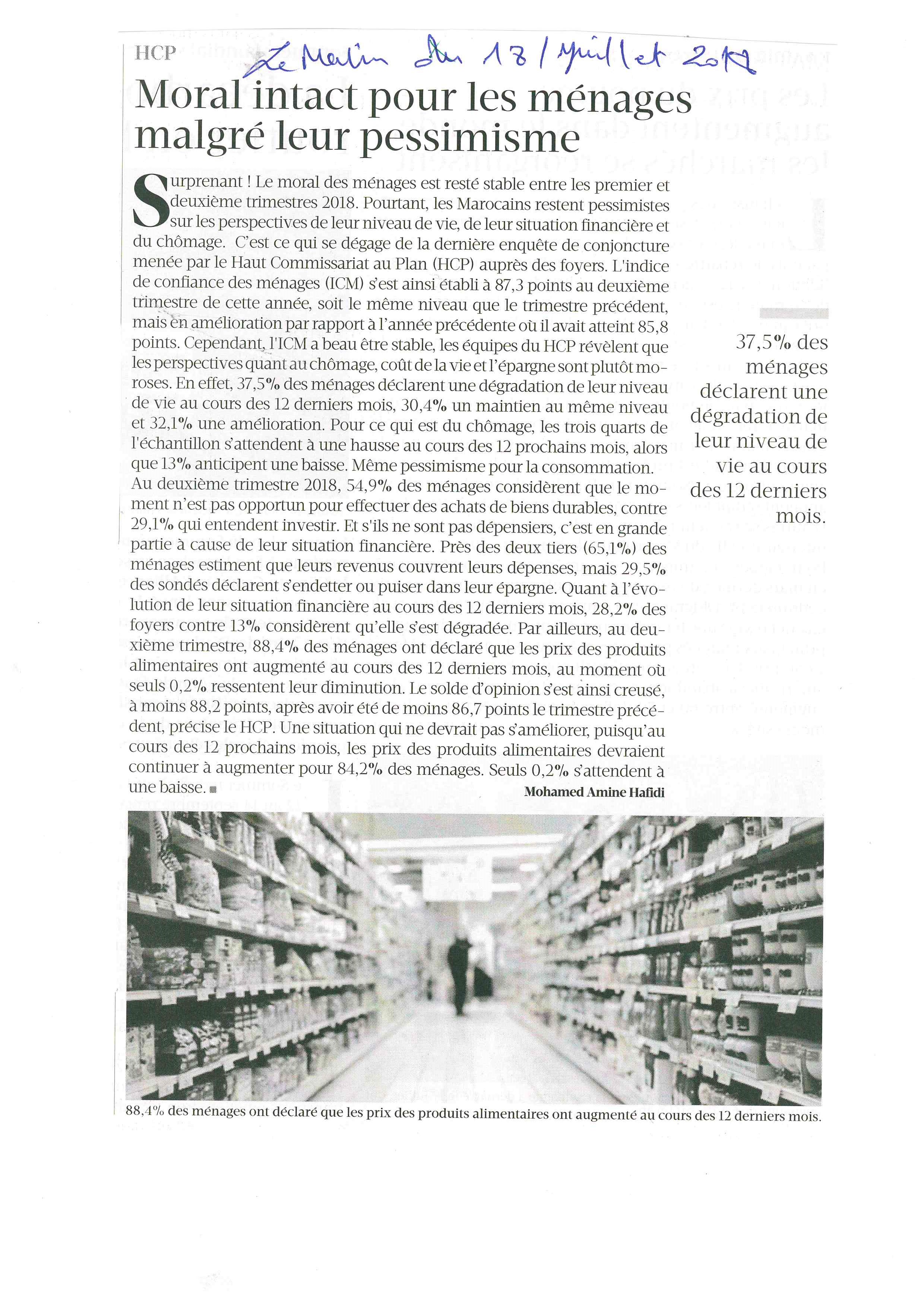 le matin du 18/07/2018 le matin du 18/07/2018