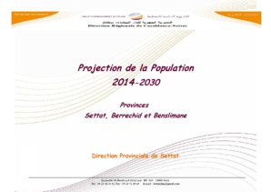 PROJECTIONS DE LA POPULATION 2014-2030