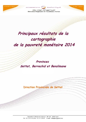 Indicateurs de pauvreté Indicateurs de pauvreté