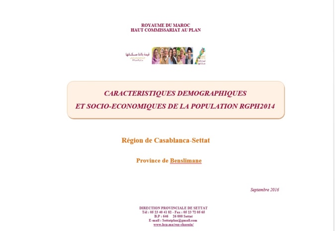 Fiches Communales  RGPH 2014