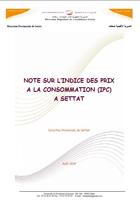 Indice des Prix à la Consommation -SETTAT-