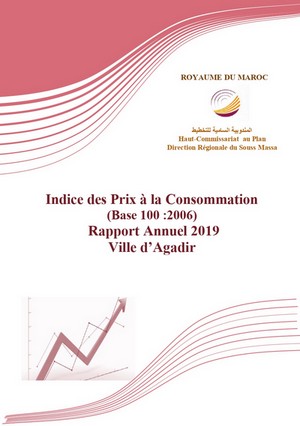 Indice des Prix à la Consommation <br>(Base 100 :2006)   Rapport Annuel 2019 Ville d’Agadir