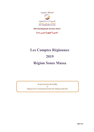 <BR>Les Comptes Régionaux 2019 : région Souss Massa : Produit Intérieur Brut (PIB) et Dépenses de Consommation Finale des Ménages (DCFM)<BR> <BR>Les Comptes Régionaux 2019 : région Souss Massa : Produit Intérieur Brut (PIB) et Dépenses de Consommation Finale des Ménages (DCFM)<BR>
