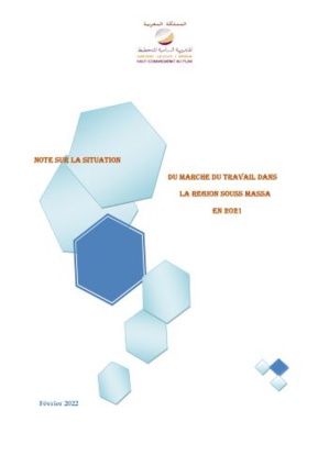 Note sur la situation du marché du travail  dans la région Souss Massa en 2021 <br><br>