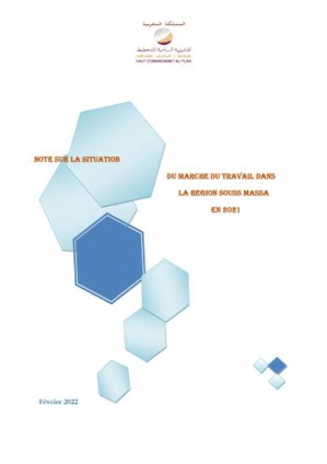 Note sur la situation du marché du travail dans la région Souss Massa en 2021 <br><br> Note sur la situation du marché du travail dans la région Souss Massa en 2021 <br><br>