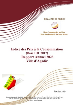 Indice des Prix à la Consommation <BR> (Base 100 :2017) Rapport Annuel 2023 Ville d’Agadir Indice des Prix à la Consommation <BR> (Base 100 :2017) Rapport Annuel 2023 Ville d’Agadir