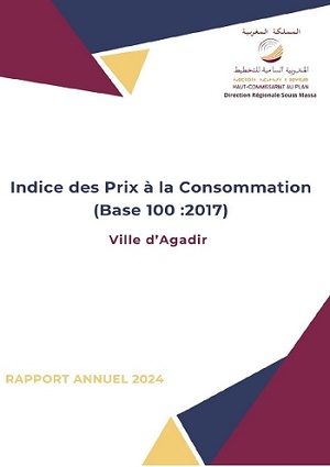 Indice des Prix à la Consommation <BR> (Base 100 :2017) Rapport Annuel 2024 Ville d’Agadir