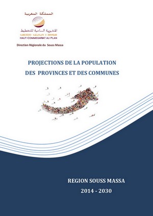 Projections de la population des provinces et des communes :  région Souss Massa <br>2014-2030<br>