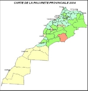 Carte de la pauvreté 2007