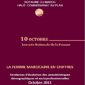 La femme marocaine en chiffres 2013 La femme marocaine en chiffres 2013