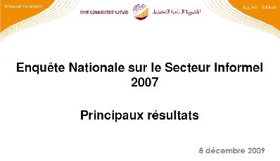 Enquête Nationale sur le Secteur Informel 2006-2007