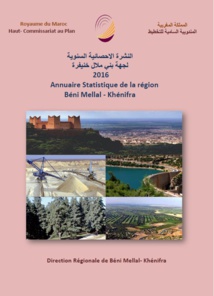 Annuaire statistique de la Région Béni Mellal- Khénifra 2016 Annuaire statistique de la Région Béni Mellal- Khénifra 2016
