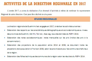 PARTICIPATION AUX ACTIVITES REGIONALES EN 2017 PARTICIPATION AUX ACTIVITES REGIONALES EN 2017