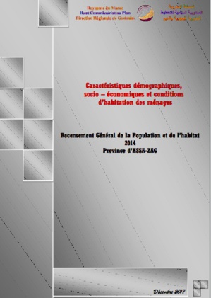 Caractéristiques démographiques et socio économiques Province d'ASSA-ZAG RGPH 2014 Caractéristiques démographiques et socio économiques Province d'ASSA-ZAG RGPH 2014