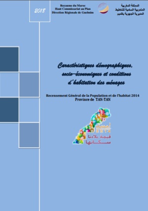 Caractéristiques démographiques et socio économiques Province de TANTAN RGPH 2014