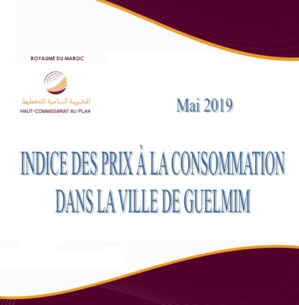 INDICE DES PRIX À LA CONSOMMATION DANS LA VILLE DE GUELMIM MOIS MAI 2019