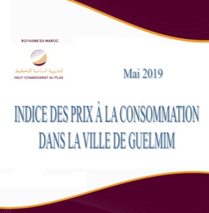 INDICE DES PRIX À LA CONSOMMATION DANS LA VILLE DE GUELMIM MOIS MAI 2019 INDICE DES PRIX À LA CONSOMMATION DANS LA VILLE DE GUELMIM MOIS MAI 2019