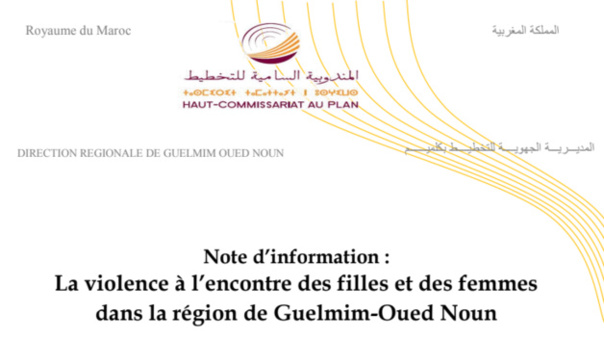 Note d’information: La violence à l’encontre des filles et des femmes dans la région de Guelmim-Oued Noun