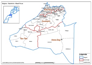 Vue d’ensemble de la région Guelmim-Oued Noun Vue d’ensemble de la région Guelmim-Oued Noun