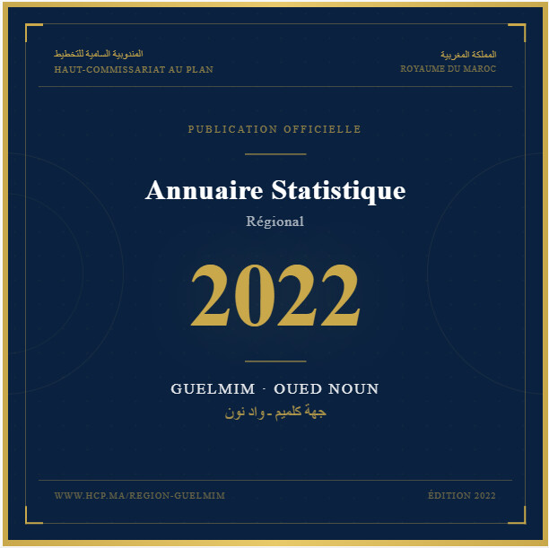 Annuaire Statistique de la Région Guelmim-Oued Noun – 2022