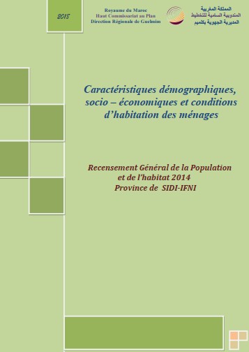 caractéristiques démaographiques et socio économiques RGPH 2014 Province de SIDI IFNI