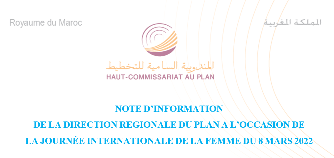 NOTE D'INFORMATION SUR LA JOURNEE INTERNATIONALE DE LA FEMME DU 8 MARS 2022