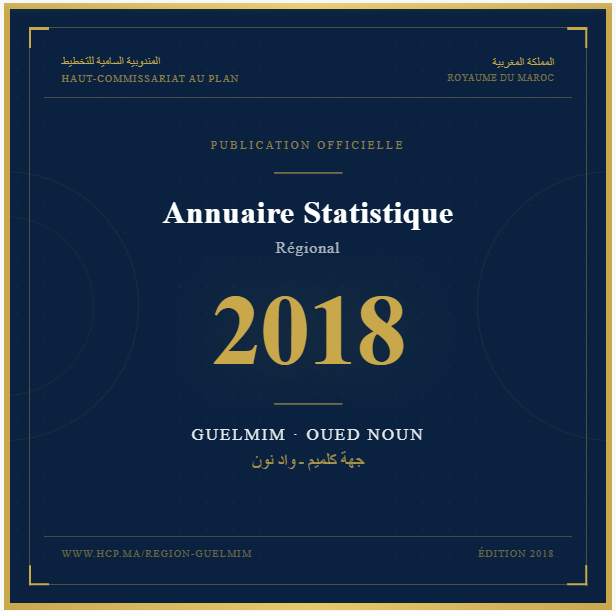 Annuaire Statistique de la Région Guelmim-Oued Noun – 2018