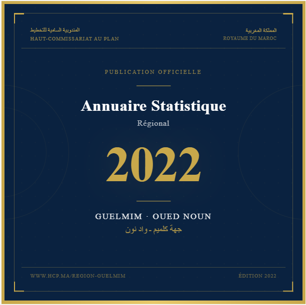 Annuaire Statistique de la Région Guelmim-Oued Noun – 2022