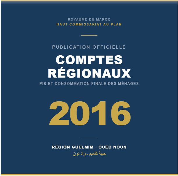 Comptes Régionaux de la Région de Guelmim-Oued Noun — Année 2016