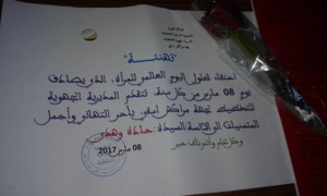 اليوم العالمي للمرأة: 8 مارس 2017 بالمديرية الجهوية للتخطيط لجهة مراكش آسفي بمراكش اليوم العالمي للمرأة: 8 مارس 2017 بالمديرية الجهوية للتخطيط لجهة مراكش آسفي بمراكش