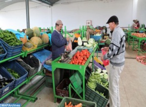 Evolution de l’indice des prix à la consommation dans la ville de Marrakech entre   Janvier et février 2020 (BASE 100 : 2006)