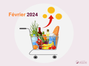 Le rapport mensuel du mois de février 2024 de l'enquête  sur l'indice des prix à la consommation dans la ville de Marrakech .
