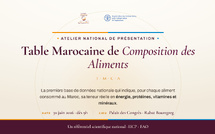 Nutrition et sécurité alimentaire : le HCP et la FAO présentent la Table Marocaine de Composition des Aliments