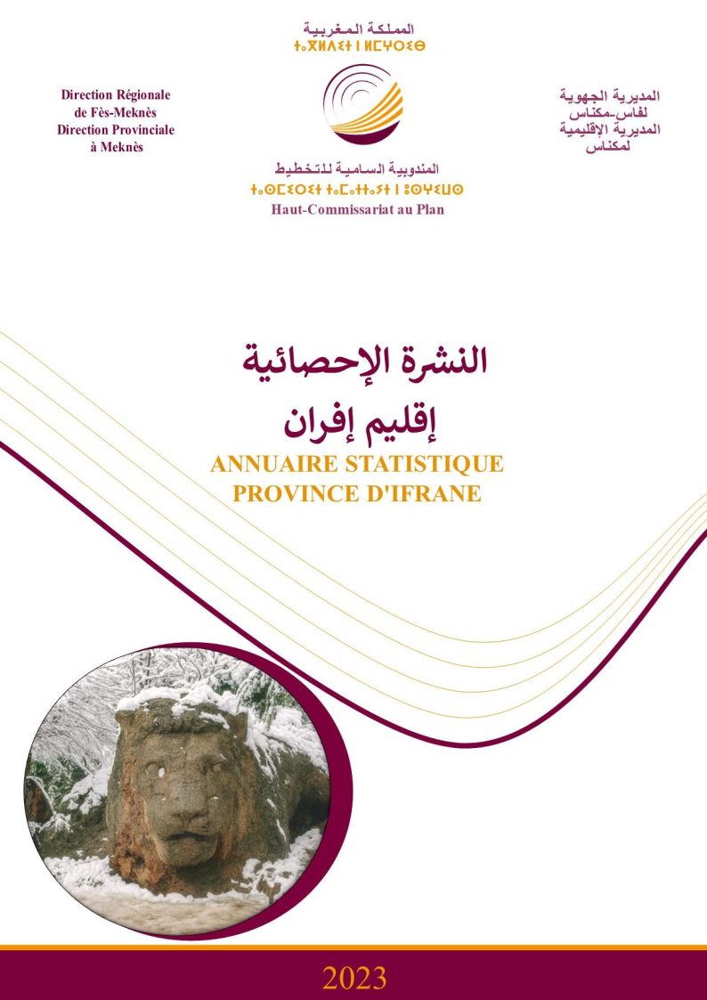 Annuaire Statistique Ifrane 2023