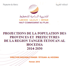 Projections de la population des provinces et préfectures de la région TTA