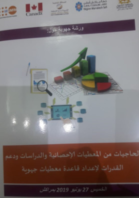 "ورشة جهوية حول موضوع :" الحاجيات من المعطيات الإحصائية و الدراسات ودعم القدرات لإعداد قاعدة معطيات جهوية