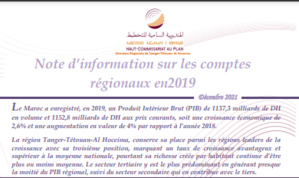 Note d'information sur les comptes régionaux 2019