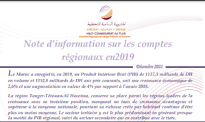 Note d'information sur les comptes régionaux 2019 Note d'information sur les comptes régionaux 2019
