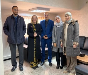 Visite de la représentante du FNUAP à la DR de TTA Visite de la représentante du FNUAP à la DR de TTA