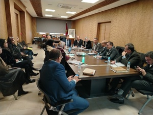 اجتماع اللجنة الموضوعاتية حول  الظرفية اجتماع اللجنة الموضوعاتية حول  الظرفية