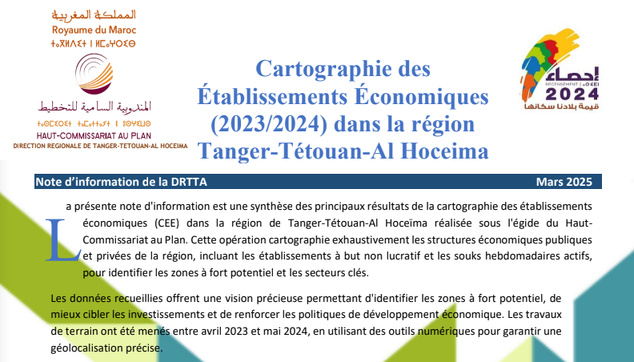 Note régionale sur la Cartographie des Etablissements Economique CEE 2024-2023
