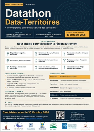 Datathon Data-Territoires 2026 Datathon Data-Territoires 2026