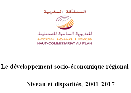 Le développement socio-économique régional "Niveau et disparités, 2001-2017" Le développement socio-économique régional "Niveau et disparités, 2001-2017"