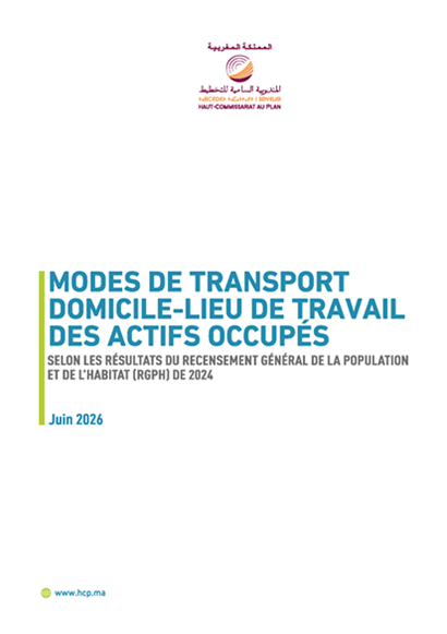 Mode de transport domicile-lieu de travail des actifs occupés selon les résultats du RGPH 2024